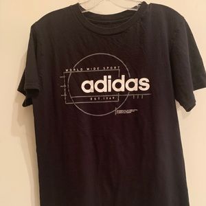Black Vintage Adidas Shirt